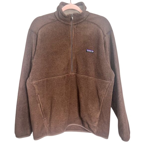Patagonia Other - Patagonia Brown Quarter-Zip Fleece Sweatshirt